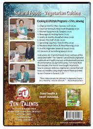 Ten Talents Cooking Lifestyle Seminar Dvd Series