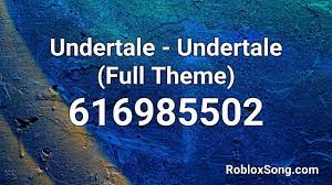 We also have many other roblox song ids. Undertale Undertale Full Theme Roblox Id Roblox Music Code Youtube