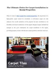 bargain carpets presentations