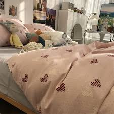 Bedding Sets Cute Sweer Pink Heart
