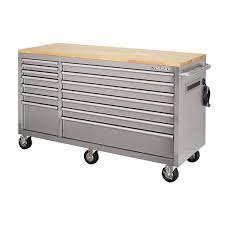 14 drawer mobile workbench tool chest