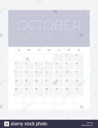 October 2020 Calendar Illustration Template Mock Up