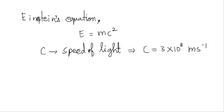 Equation E Mc2 Describe
