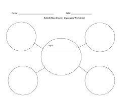 Graphic Organizers Worksheets Bubble Map Graphic