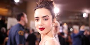 lily collins beauty fashion and t