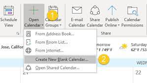 how to create a shared calendar in