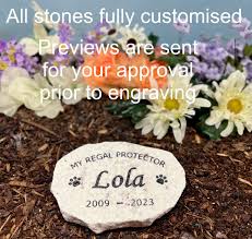 Pet Memorial Natural Granite Headstone