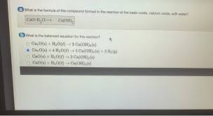solved a what is the formula of the