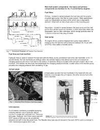 Detroit Diesel Mechanical Injection System