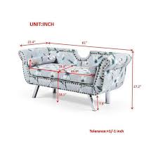 small sofa couch nailhead trim ad000213