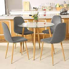 Bacyion 5 Pieces Modern Dining Table