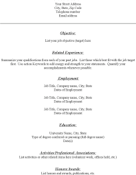 30 Blank Resume Templates Free Download