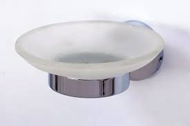 Eurolux Mat Frosted Glass Soap Dish