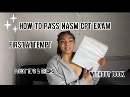 how to p nasm cpt exam on first try