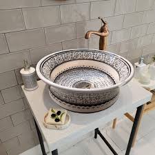 Unique Ceramic Vessel Sink Ruffled