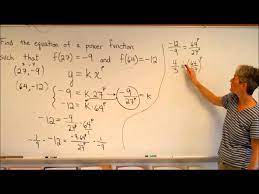 Equations Of Power Functions
