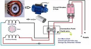 single phase motor wiring and