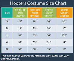 Hooters Girl Outfit Costume Set