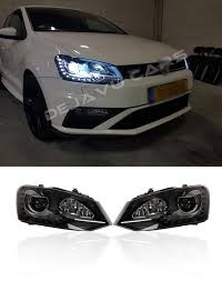 Bi Xenon Gti Look Led Headlights For Volkswagen Polo 6r 6c