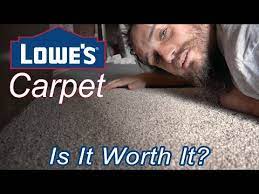 carpet and installation from lowe s is