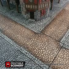 streets and foundations printable scenery