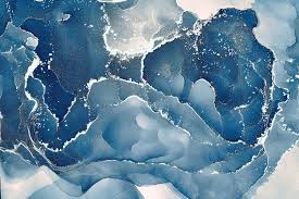 aesthetic blue marble desktop