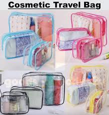 travel bag set makeup pouch