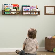 Kids Bookshelf Nursery Decor Floating