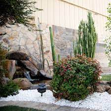 Gorgeous Pebbles For Garden Patio Design