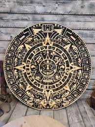 Aztec Mayan S Calendar Wood Plaque