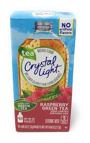 Amazon Com Crystal Light On The Go Raspberry Green Tea 10 Packet Box Pack Of 4 Grocery Gourmet Food