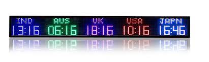 Buy Digital Time Zone Display Clocks