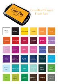 Color Box Pigment Stamp Pad Angeliqueink Online Store