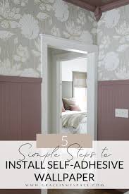 How To Install Self Adhesive Wallpaper