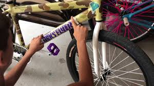 Customize the look of your bike with reflective decals! Putting On Reflex Stickers Youtube