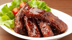 spare ribs at a chinese restaurant