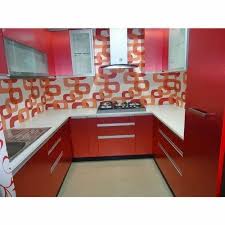 modern acrylic modular kitchen interior