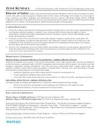 Safety Manager Resume Examples Sales Director Resume Safety Director