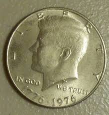 Vintage Coin 1776 1976 Kennedy Bicentennial Half Dollar