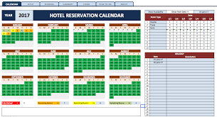 Booking And Reservation Calendar Exceltemplate Net