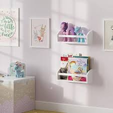 White Bookshelf For Nursery Wall Decor