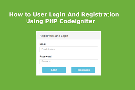 registration using php codeigniter