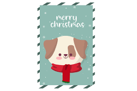 Christmas Greeting Card Vector Bundle Graphic By Salfiart Creative Fabrica