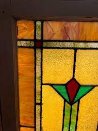 Crafts Stained Leaded Glass Window