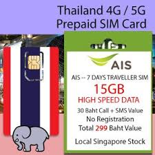 thailand prepaid travel sim cards for