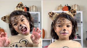 easy leopard cheetah makeup tutorial