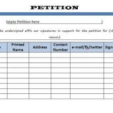 Free Printable Petition Template Pics Petition Template 11 Free