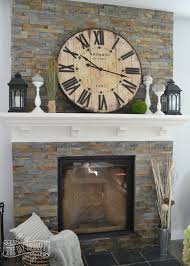 Our Vintage Industrial Fall Mantel