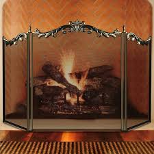 Amagabeli Fireplace Screen With Doors