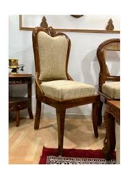 designer crown teakwood dining chair 1
